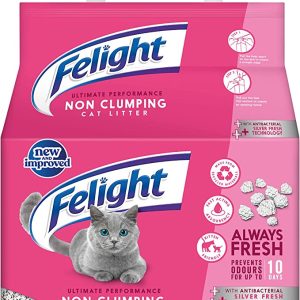 Felight | Non-Clumping Cat Litter with Antibacterial Silverfresh